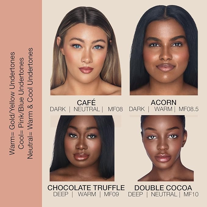 bellapierre Mineral Foundation SPF 15 - Loose Powder Foundation | Vegan & Cruelty Free Natural Makeup | Full Coverage Matte Finish | Hypoallergenic | Oil & Talc Free - 0.32 Oz - Double Cocoa