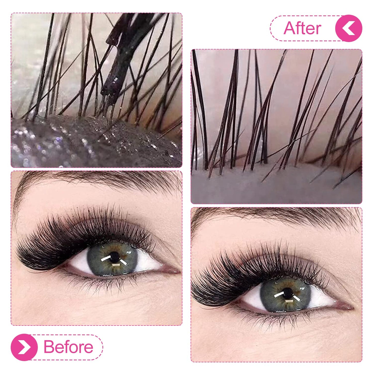 Eyelash Cleanser Concentrate 100ml Rose Professional Lash Shampoo Foaming Cleanser Paraben & Sulfate Free Non-lrritating Wash for Extensions Lashes with Salon Home Care-Makes 20 Bottles
