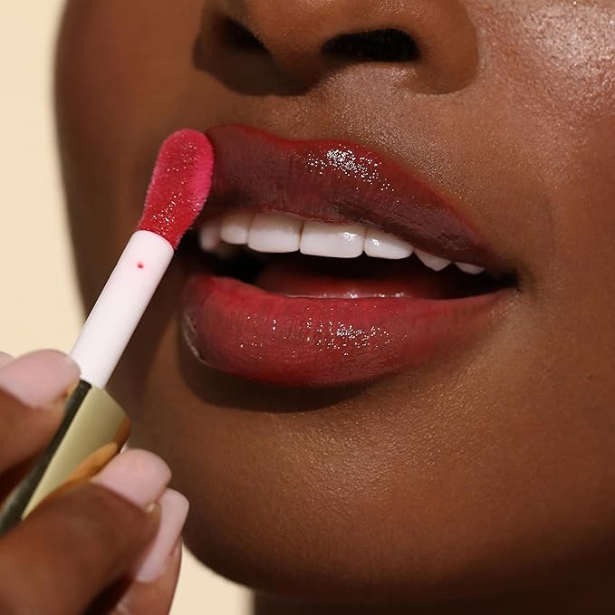 Milani Lip Oil with Vitamin E for Instant Hydration, Fruit Extract Infused Lip Treatment and Moisturizing Lip Gloss - Strawberry Melon