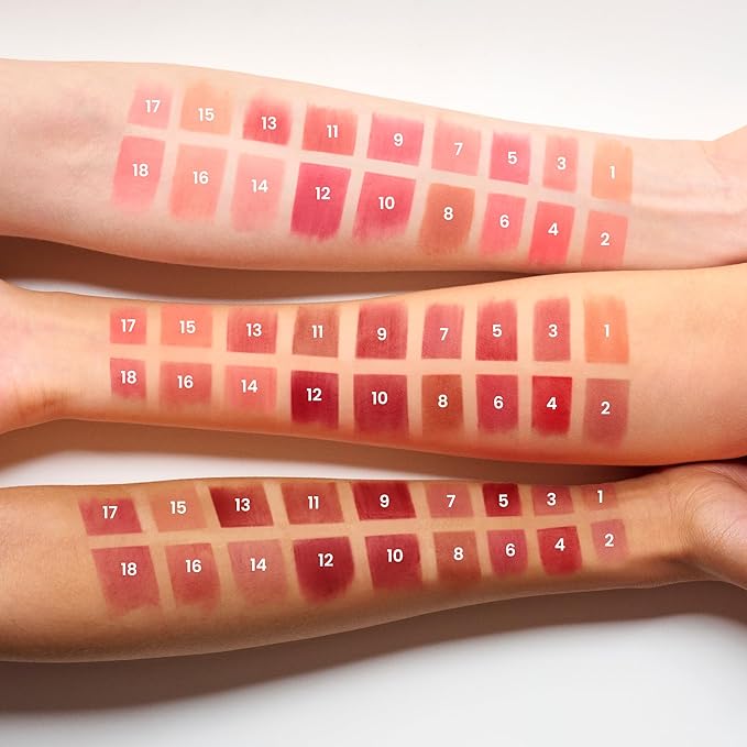 COLORGRAM NUDE BLUR TINT 05 VINTAGE RED | Soft Velvet Matte Lip Stain & Cheek Tint | Lightweight Blurring Tint for a Smooth & Airbrushed Finish | 24H Hydration, Long-Lasting & Non-Sticky Formula