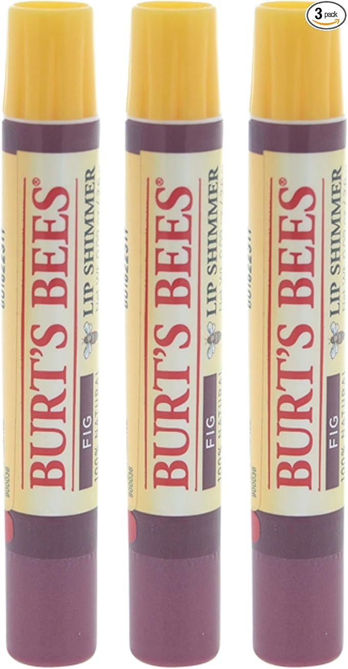 Burt's Bees Lip Shimmer, Fig 0.09 oz (Pack Of 3)