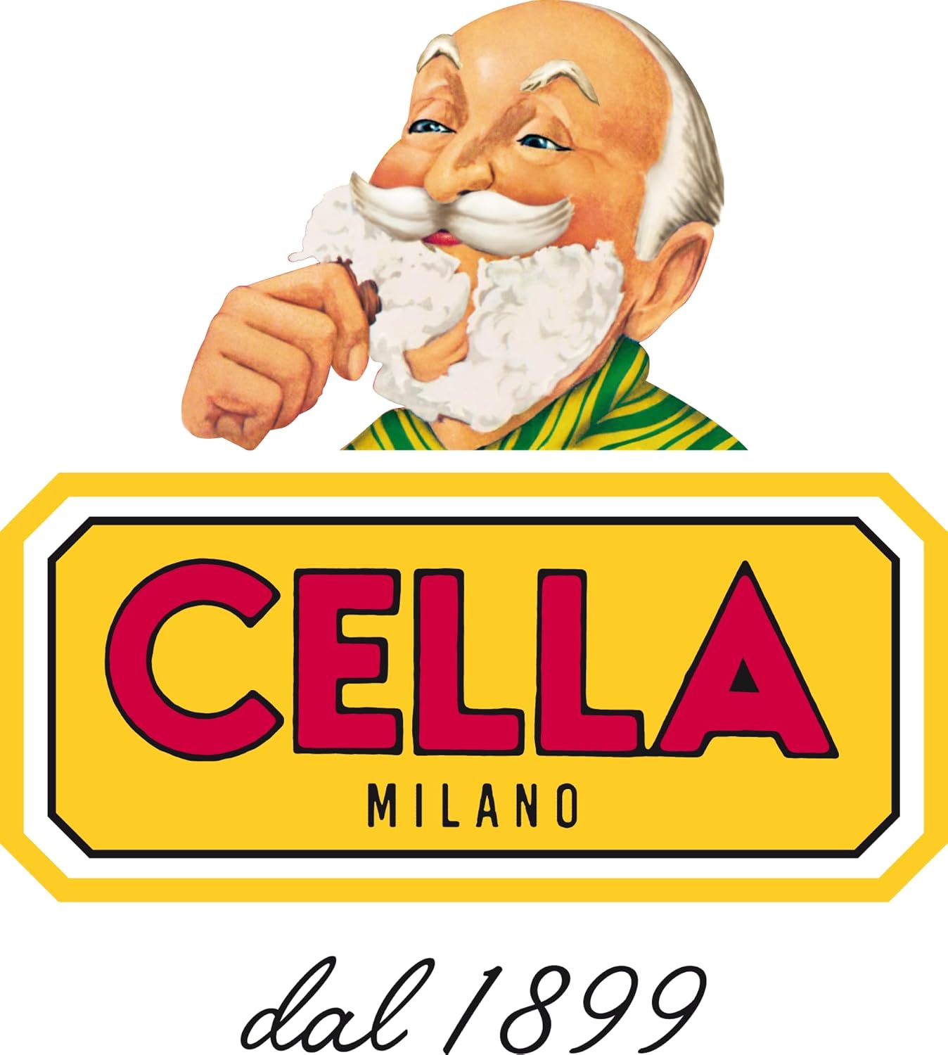 Cella Milano, Beard & Mustache Brush – Handmade in Italy with Boar & Nylon Bristles – Grooming Brush for Men’s Facial Hair, Tames & Softens Beard, Anti-Static Wood Handle