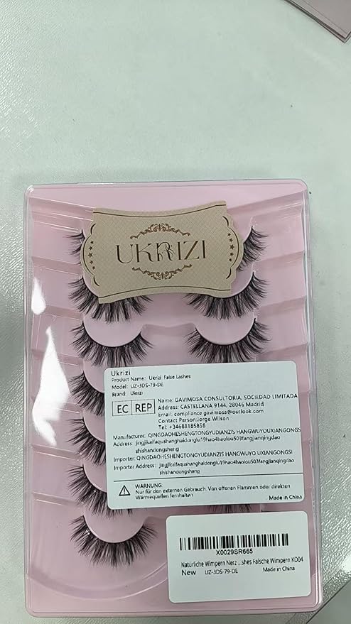 Natural Lashes Mink Natural Eyelashes False Eyelashes Natural Look False Lashes Wispy Eye Lashes Cat Eyelashes Fake Lashes KD01