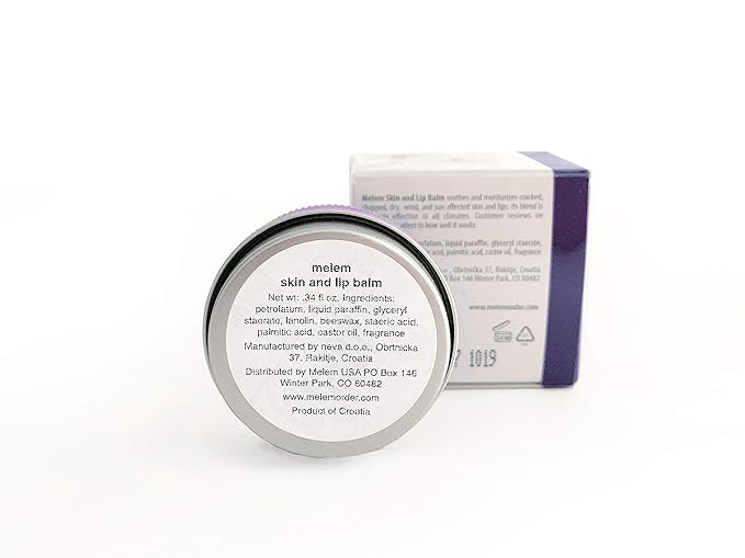 with Lanolin, Moisturizes Dry, Chapped and Cracked Skin and Lips, 6 Mini Tins (each .34 oz.)