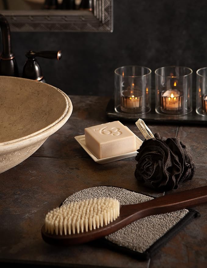 Urbana Spa Prive Men's Bamboo Charcoal Collection, Bath Mitt
