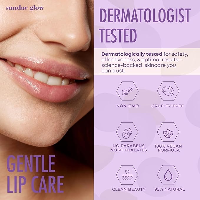 Berries & Fig Lip Mask - Dermatologist Tested, Anti-Aging, Korean Skin Care, Deep Hydration, Overnight Lip Repair - Non- GMO, Vegan, Clean Beauty, 95% Natural, Cruelty-Free - 1 Pack
