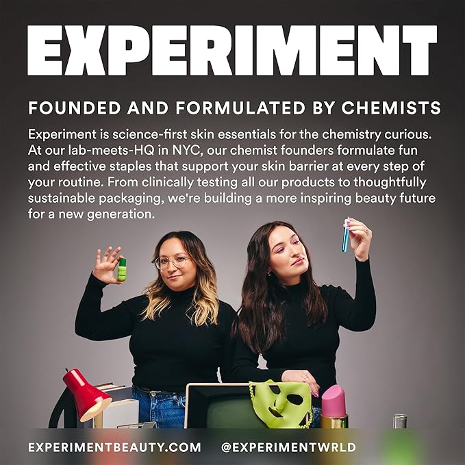 Experiment Softwear Smoothing Lip Treatment - 24hr Hydration with Squalane, Glycerin & Pomegranate Sterols - Intensive Moisture & Repair for Extra Dry, Flaky Lips - Vegan Lip Balm, .34 FL OZ