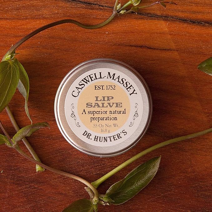 Dr. Hunter’s Lip Salve - All Natural Lip Balm And Moisturizer For Dry, Cracked And Chapped Lips - 0.55 Ounce (3 Pack)