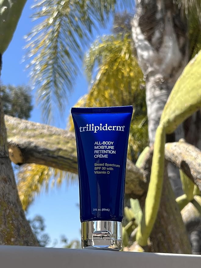 Trilipiderm Travel Size Moisturizer Sunscreen 3oz – The Stowaways Overnight, Travel Size, Getaway – Hydration for Body and Face 1 x SPF 30 Sunblock and 1 x All-Body Moisturizer