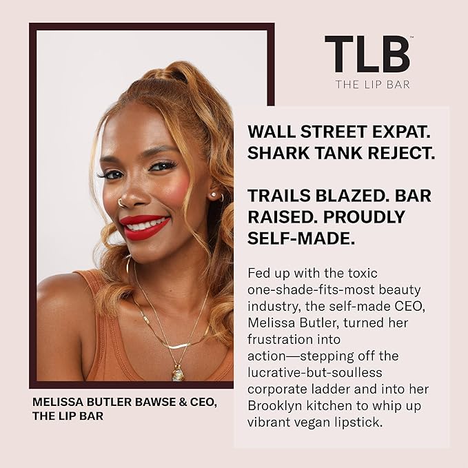 The Lip Bar - Nonstop Liquid Matte Lipstick Mini 2-Pack, Bawse Lady (Blue Red) + Rich Auntie (Deep Berry) - High Pigment - One Swipe - Long Lasting - Jojoba Oil & Vitamin E - Vegan - .24 fl oz each