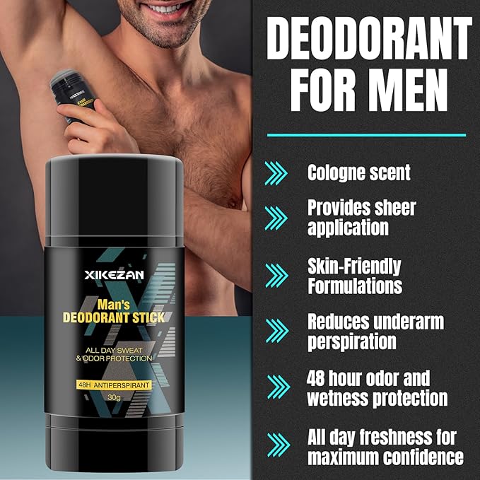 Gifts for Men,Mens Body Wash Gift Set Cleansing & Hydrating Skin w/Face Wash,Deodorant,Sandalwood & Cologne 3 in 1 Hair,Face & Body Wash,Mens Stocking Stuffers Christmas Gifts for Men Him Dad Husband