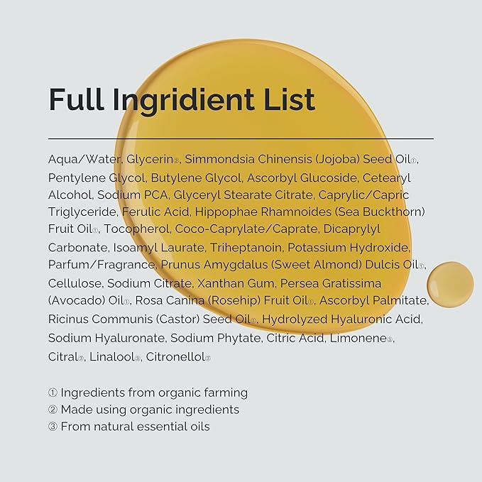 Nordisk Element Vitamin C Face Serum for Men, Anti-aging formula, Improve Appearance of Dark Spots, Tone, Fine Lines & Wrinkles, with Natural Vitamin C & Hyaluronic Acid, 1 Fl Oz