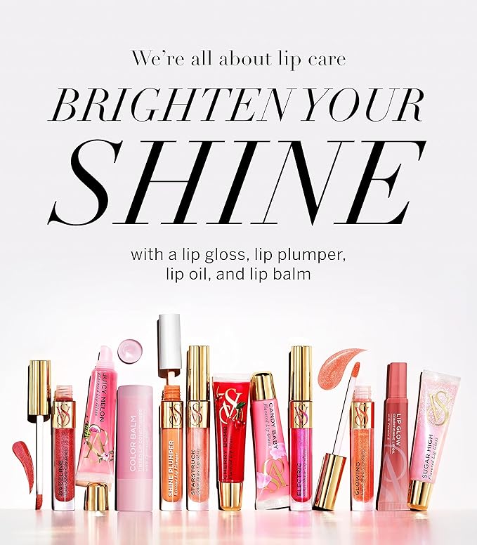 Victoria's Secret Shine Plumper Extreme Lip Plumper in Warm Blush, Plumping Lip Gloss for Women with Marine Collagen Microspheres, Lip Treatment