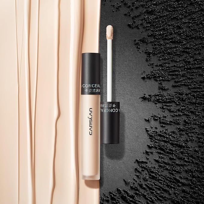 Hydrating Concealer - Full Coverage Matte Finish, 16H Long Lasting Corrects Dark Circles, Redness, Blemishes, 01 Ivory
