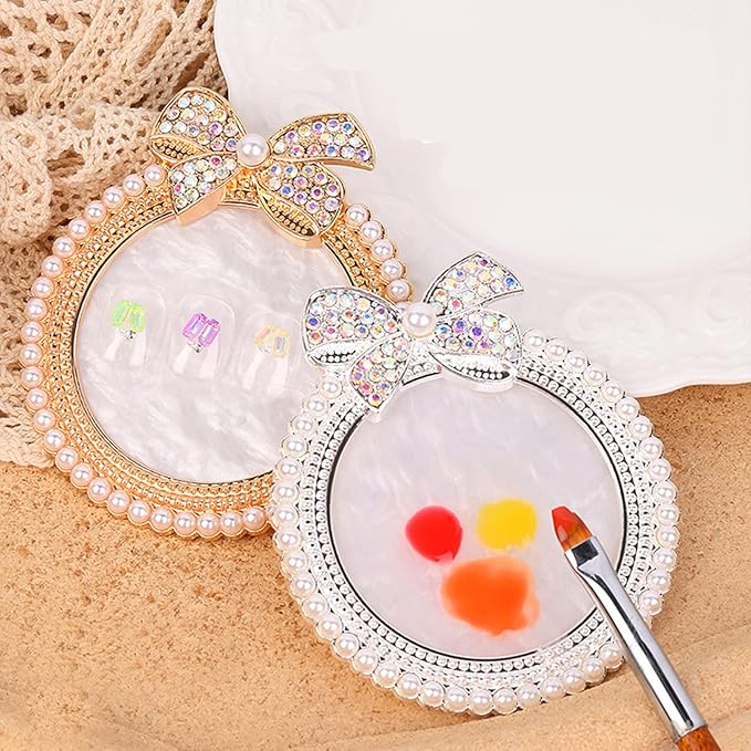 Nail Palette Knot Nail Polish Palette Nail Tray for Nail Art Nail Polish Mixing Palette Nail Art Display Board