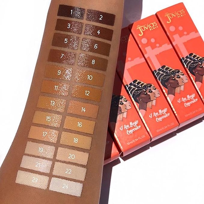 Juvia's Place I Am Magic Liquid Concealer - J11 Dark w/Warm Undertone/0.34 fl oz, Full Coverage Concealer, Makeup Concealer, Hydrating Concealer, Waterproof Concealer, Long Wear Concealer