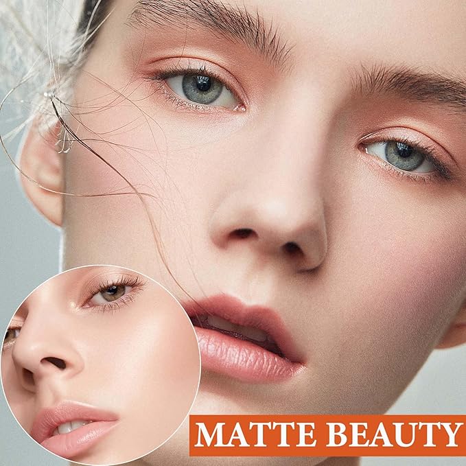 Oil Control Loose Face Powder,Translucent Setting Powder With a Powder Puff Long Lasting Makeup Covering Blemishes Brightens Skin Tone,Natural Matte Loose Powder for Womenďź2ďź