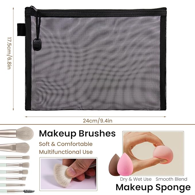 Makeup Present Set for Teen Girl Women, Travel Makeup Kit, Makeup Full Kit for Beginner, Makeup Bundle Include 2 Matte & Shimmer Eyeshadow Palettes, Liquid Glitter Eyeshadow & Eyeliner