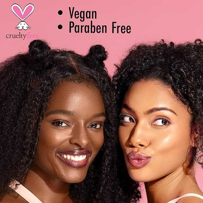 Black Radiance Beyond A Pout Plumping Lip Balm, Moisturizes & Conditions with a Blend of Botanical Oils & Hyaluronic Acid For a Glossy Finish, Vegan, Cruelty-Free - Pucker Up