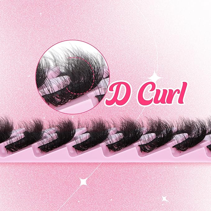 Mink Lashes 10 Pairs False Eyelashes D Lashes Natural Cat Eye Volume Faux Mink Lashes Wispy 18 mm 5D Thick Soft Eyelashes Pack by FANXITON