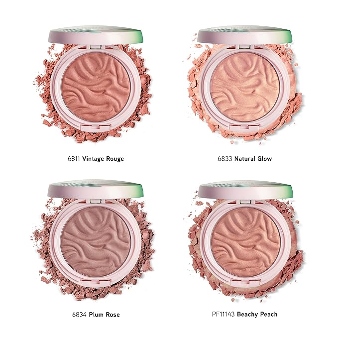 Physicians Formula Murumuru Butter Blush Makeup Powder, Saucy Mauve, Dermatologist Approved, Vegan