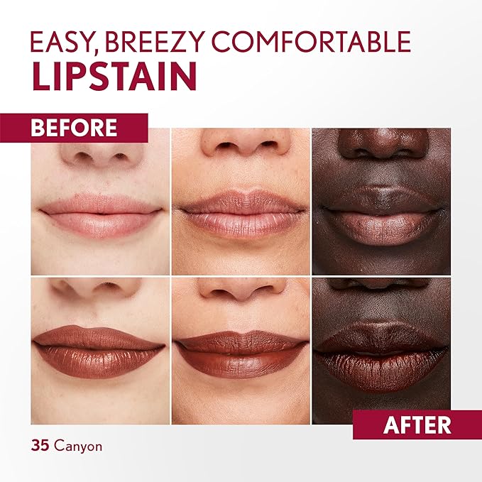 COVERGIRL Outlast Lipstain Bundle - Tangelo 25 & Canyon 35 Shades, Vegan Formula