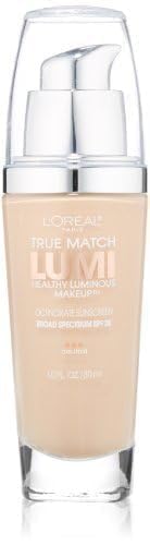 L'Oreal Paris True Match Lumi Healthy Luminous Makeup, N1-2 Soft Ivory Classic Ivory , 1 fl; oz.