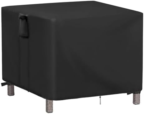 Outdoor Table Cover for 30 Inch Rectangle Side Table by Jungdaoutdoorfurniturecover