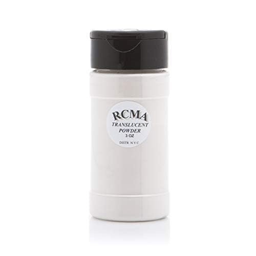 RCMA - Translucent Powder with Flesh Tone Pigment for Flawless Finish - Professional Makeup - Bottle 3 Ounces - Movie, Theater, or Everyday Makeup
