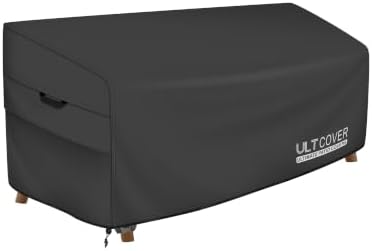 ULTCOVER Waterproof Outdoor Bench Furniture Cover 58W x 28D x 35H in by ULTCOVER