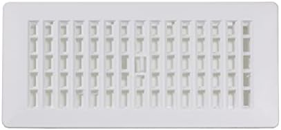Decor Grates PL410-WH 4-Inch by 10-Inch Plastic Floor Register - Image 4