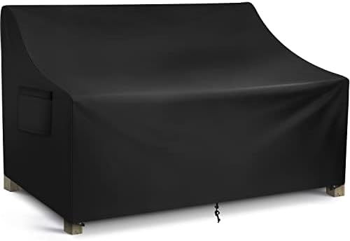 WLEAFJ Patio Sofa Cover Waterproof, Outdoor Loveseat Cover, Heavy Duty Deep by WLEAFJ