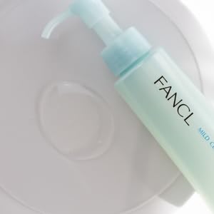FANCL Mild Cleansing Oil, Japanese Facial Cleansing Oil, Makeup Remover, Oil Cleanser, 100% Preservative Free, Clean Skincare for Sensitive Skin [US Package] (2, Blue)