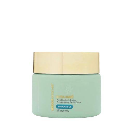 Serious Skincare Ultra-Mare Pure Marine Infusion Trio – Ultra-Mare Serum 1 oz, Ultra-Mare Facial Cream 2 oz. & Ultra-Mare Eye Cream .5 oz – Anti-Aging – Algae and Plankton extracts