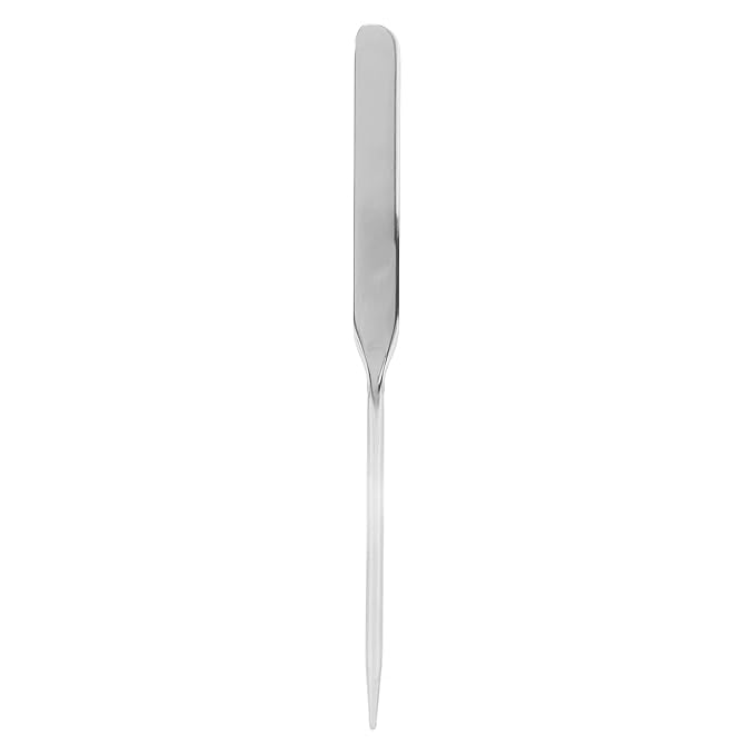 Stainless Steel Makeup Spatula for Professional, Makeup Spatula Ergonomic Nail Art Stirring Tool Facial Mixing Stick Makeup Artist Makeup Tool Beauty Spatula Nail Art Makeup Stirring Rod