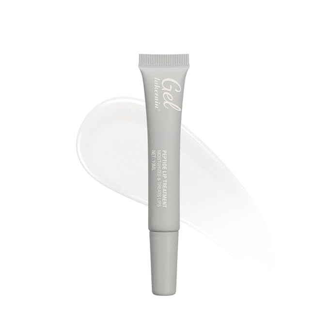 Peptide Lip Treatment Lip Care Gel - Moisturizing Lip Essence Absorption | Nourishing and Hydrating Dry Lips Butter, Organic Plant-Based Balm Lip Oil Essence Lip Gloss Lip Mask (03 Salted Carame)