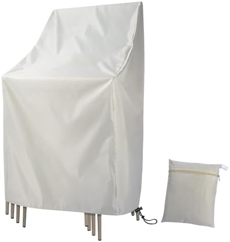 Waterproof Stackable Chair Covers, Uranshin Outdoor Patio Furniture Covers by Uranshin