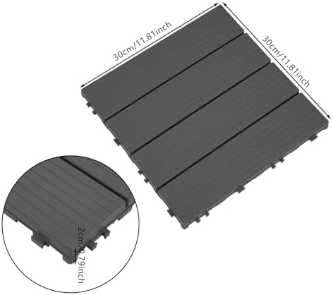 30Pcs Deck Tiles, Patio Flooring - Image 6