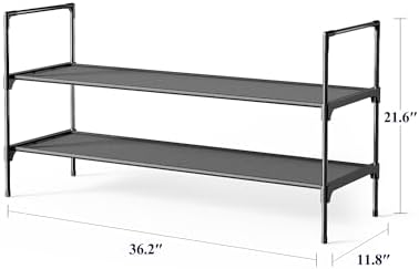 Kitsure Shoe Rack for Closet, Shoe Organizer, 36.2" Wide - Image 2