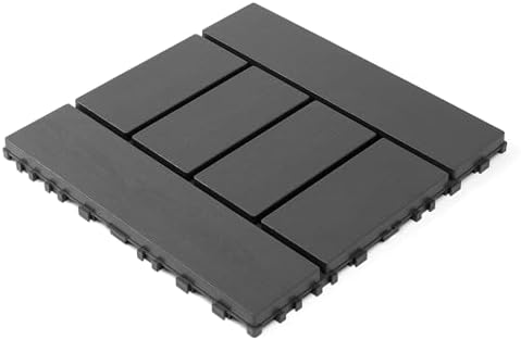 44 Interlocking Deck Tiles, 12x12 Plastic Patio Tiles - Image 3