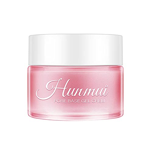 2Pcs Hunmui face primer pore base gel cream，Magical perfecting base face primer under foundation Anti-Aging WrinklesShrink Pore Remove Fine LinesExfoliatingAnti-Oxidation
