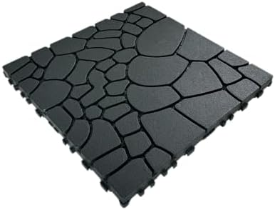 44 Pack Plastic Interlocking Decking Tiles, 12x12 Inch Waterproof Outdoor Floor - Image 7