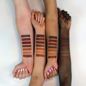 Profusion Cosmetics 21 Shade Eyeshadow Palette for Eyecatching Look, Long lasting and Cruelty Free Bright Pigmented Shades Collection and Brush, Siennas