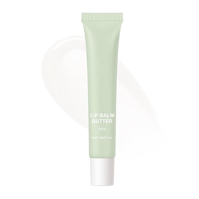 Summer Butter Lip Balm, Moisturizing Hydrating Natural Lip Care, Rich in Nutrients for Soft Smooth Lips (Mint)
