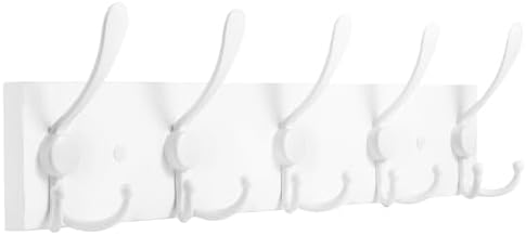 Kuhome Coat Rack Wall Mount Coat Hooks Wooden Hat Rack by Kuhome