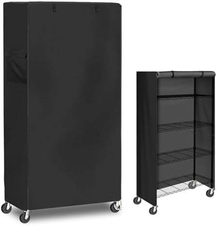 Waterproof Outdoor Storage Rack Shelf Cover 900D Oxford Cloth Thick Heavy Duty by Grond