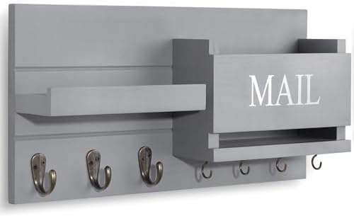 Lwenki Mail Organizer for Wall Mount – Key Holder - Image 2