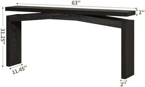 Epecoya 63-Inch Black Console Tables - Image 2