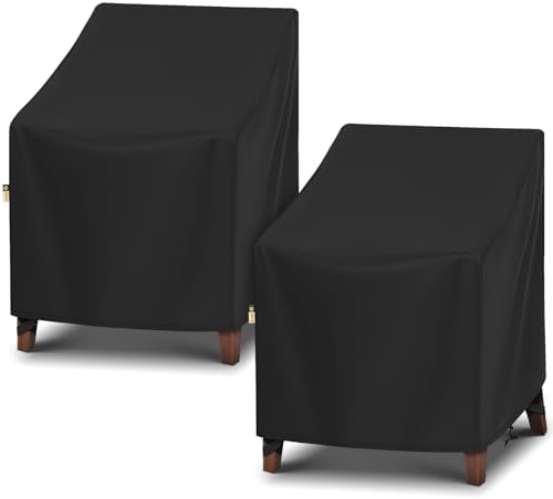 Arcedo Waterproof Patio Chair Covers 2 Pack by ARCEDO
