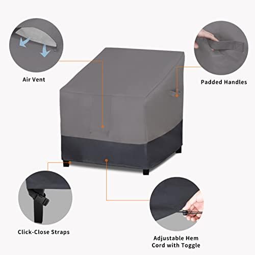 Easy-Going Heavy Duty Outdoor Chair Cover, 2 Pack-37Wx30Dx31H inch - Image 5